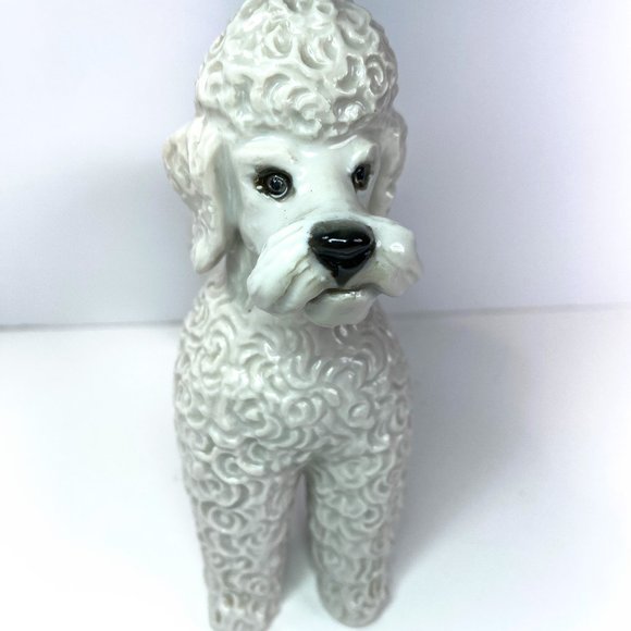 Rosenthal "Standing Poodle dog"detail textured porcelain handmade in Germany #10 - Picture 1 of 9